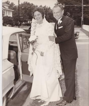 Mr. and Mrs. Lawrence Theo "Monk" Moncla