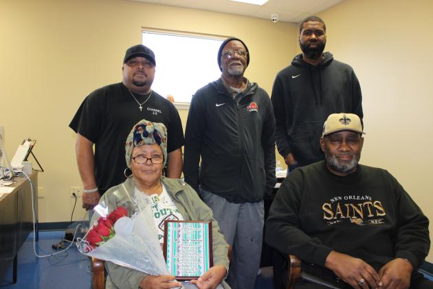 The Concerned Citizens of Eunice presented a special award to Mrs. Nette Harrison.