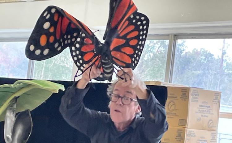 Acadiana Center for the Arts presented “Animalia” at East Elementary. A variety of animals and insects were presented and demonstrated by representatives including the life cycle of a butterfly.