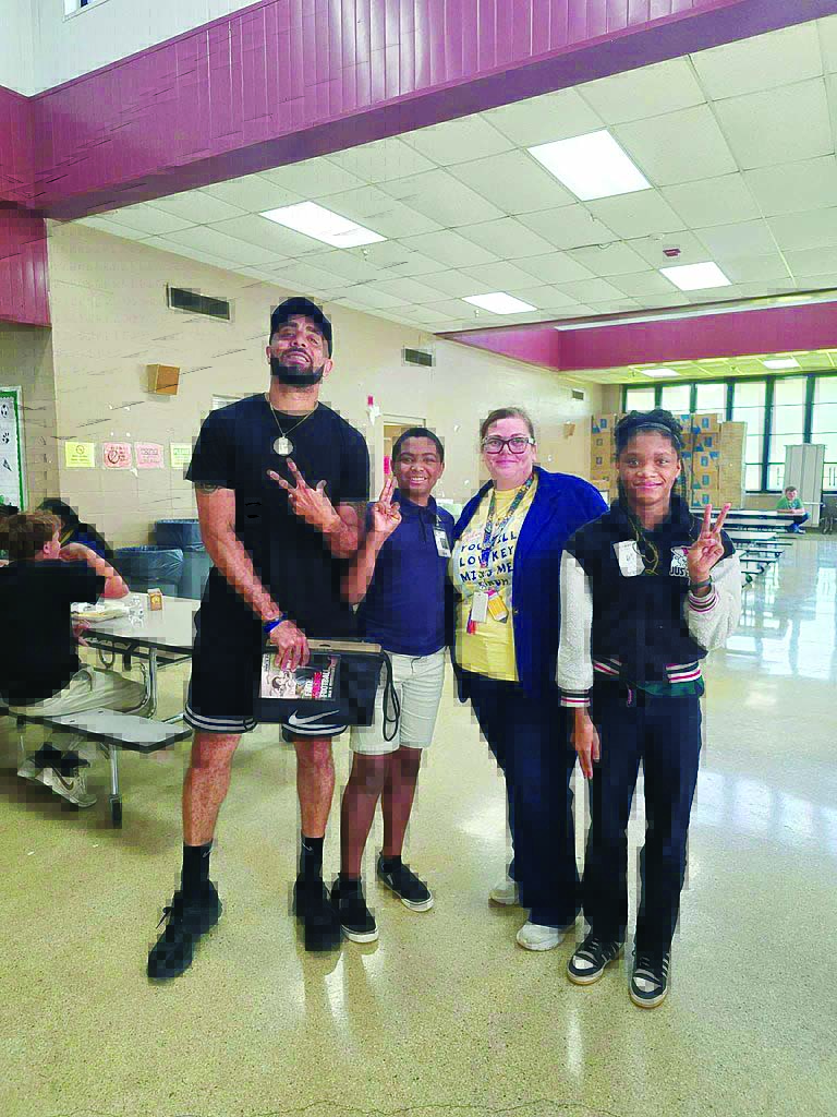 Author visits EJHS