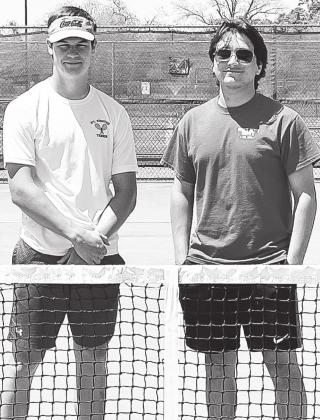 St. Ed’s Pierson Brown and Ross Fontenot both advanced to the state tennis tournament in boys singles.