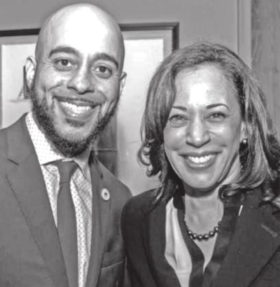 Rep. Royce Duplessis, D-New Orleans, met with Vice President Kamala Harris. (Photo courtesy of Rep. Royce Duplessis)