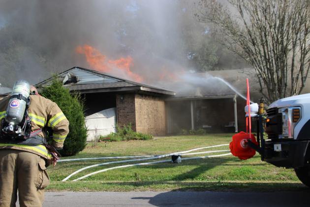 Fire at a Hill Street home