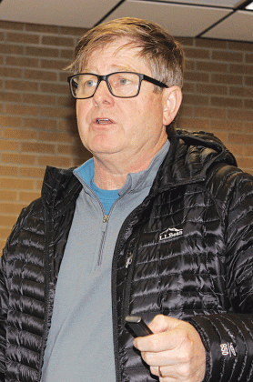 Eunice native and president of the Louisiana Wildlife Federation, Zac Burson, spoke on Wednesday to the Eunice Rotary Club. (Photo by Myra Miller)