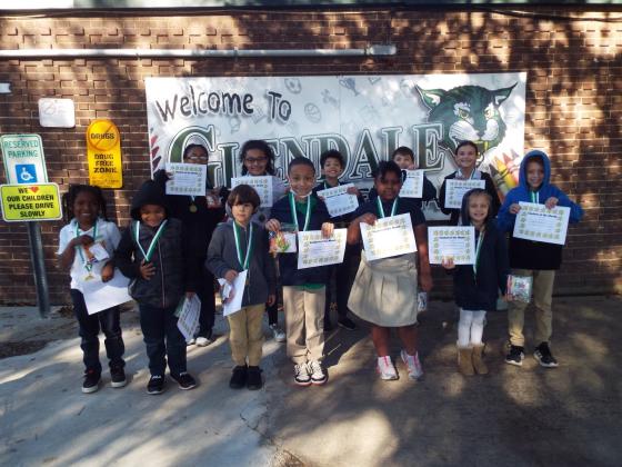 Students of the Month at Glendale