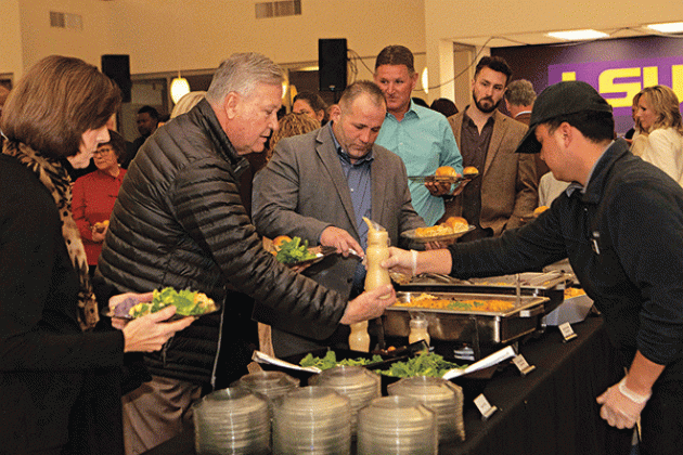 Great food and company were available at the LSU Eunice Athletic Gala on Saturday in the Dr. Anthony Mumphrey Center on the campus. (Photo courtesy of LSUE)