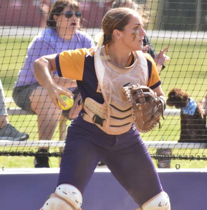 LSUE All-American catcher Katie Salling returns for the Lady Bengals this season.