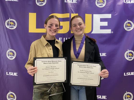 St.  Ed students place at District Speech Rally