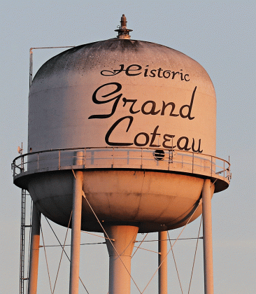 Grand Coteau water tower. 