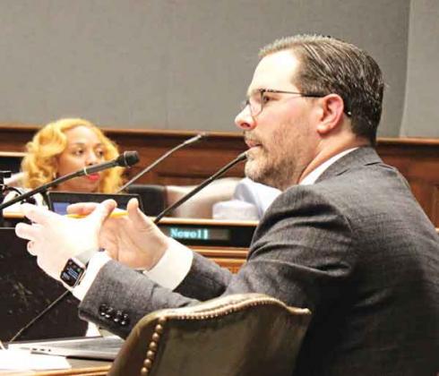Rep. Barry Ivey, R-Central, proposed a bill to create two majority-Black state Supreme Court districts. (Photo by Alex Tirado/LSU Manship School News Service)