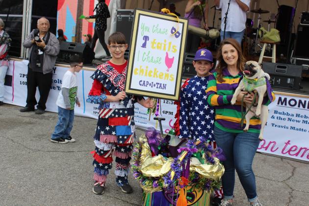 First place winner in the 2019 Parade of Paws.
