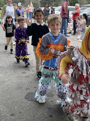 Mardi Gras parade at East