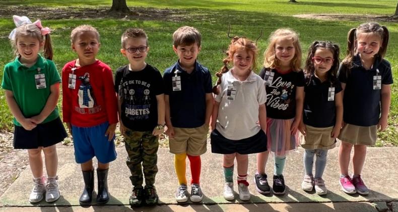 Glendale Elementary honored its Bus Students of the Week for Feb. 13-Feb. 17. These students follow bus safety rules and exemplify great behavior on the bus. From left, are Dwilan Janice, Kohen Bordelon, Bryleigh Gotreaux and Olivia Edwards.