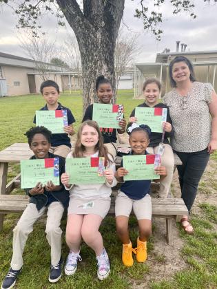 Top AR students at Eunice Elementary