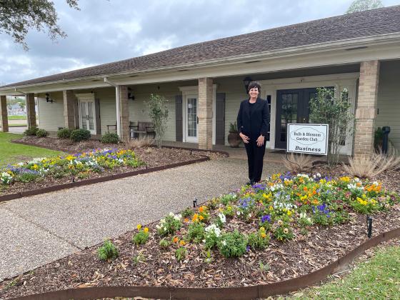 Ardoin's Funeral Home was the recipient of the Business Garden of the Month presented by the Bulb &amp; Blossom Garden Club