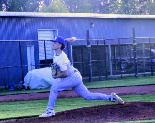 St. Edmund pitcher Peyton Vizena. (Photo by Rhett Manuel)