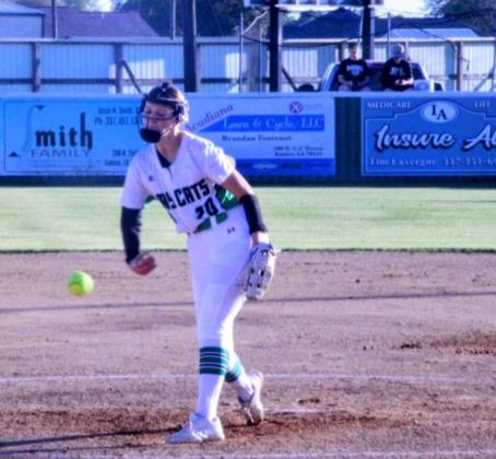 Eunice High junior pitcher Madelyn Smith. (Photo by Rhett Manuel)