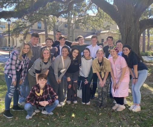 St. Edmund students at State Drama Rally