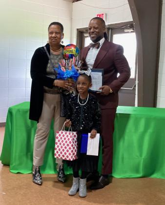 Single Parent of the Year Jock Ardoin is with his mother, Lisa Ardoin, and daughter Sierra Leone. (Submitted photos)