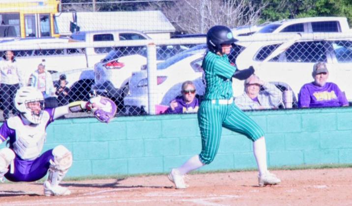 Eunice High pitcher Madelyn Smith. (Photo by Rhett Manuel)