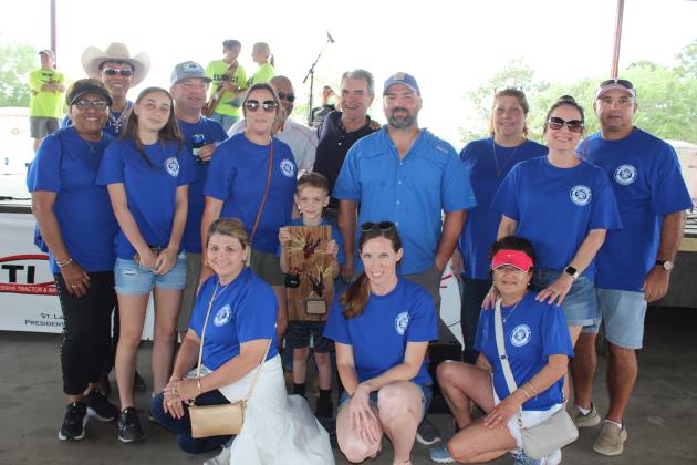 The St. Landry Parish Clerk of Court crew won first place in the Cooking Amateur division.