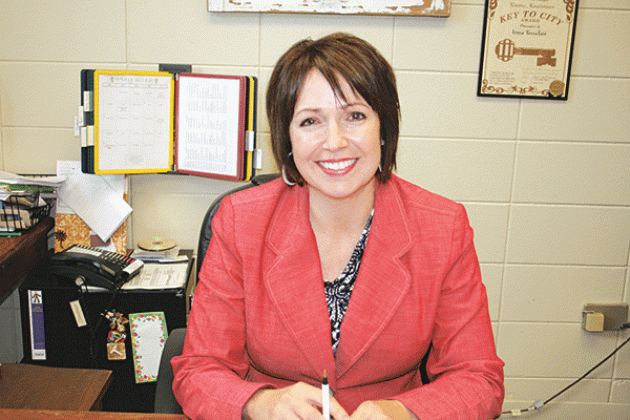 A file photo of Irma Trosclair from when she was prncipal at Eunice Elementary.