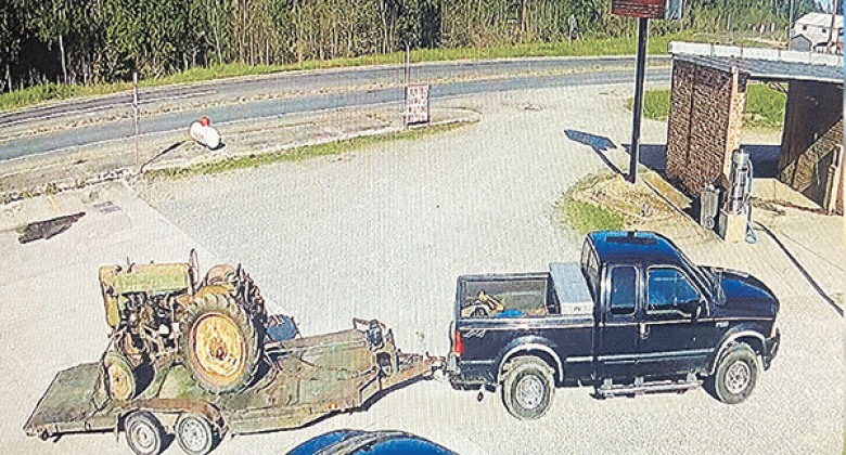 St. Landry Crime Stoppers issued surveillance photos linked to the theft of an antique tractor on April 1. 