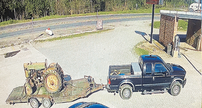 St. Landry Crime Stoppers issued surveillance photos linked to the theft of an antique tractor on April 1.