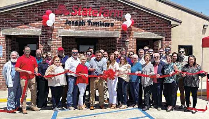 A grand opening and ribbon-cutting ceremony were held Thursday for Joseph Tuminaro State Farm, 120 E. Laurel Ave., Eunice.