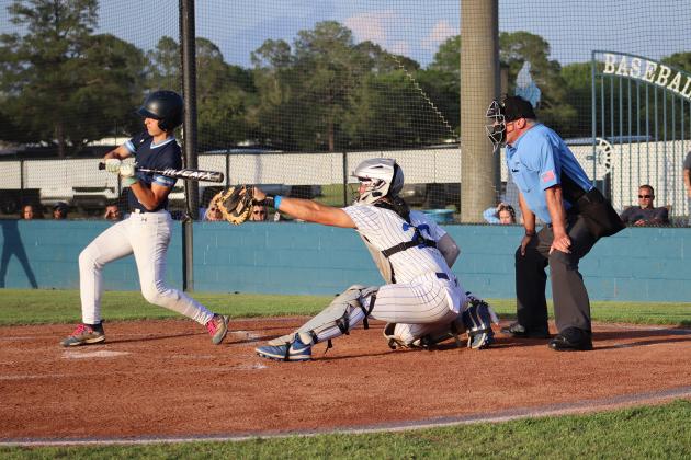 St. Edmund Blue Jays played against Westminster on April 1 and the final score of the blue jay Westminster game was 5-0 in favor of the St. Ed Blue Jays. Pictured is Max Smith. (Photo by Amy Myers)