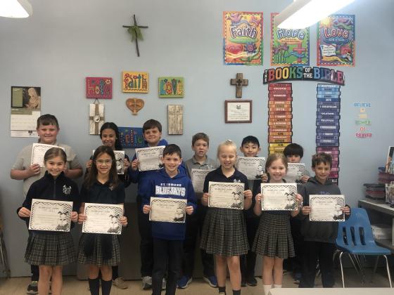 Top AR students named at St. Edmund