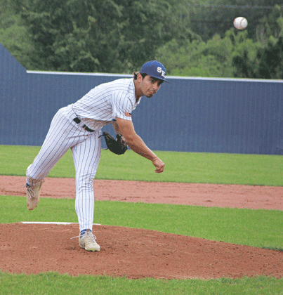 Strong pitching by Ian Rider helped the Blue Jays. (Photo by Rhett Manuel)