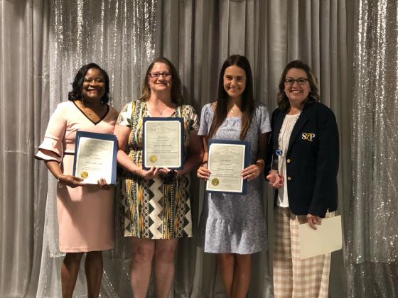 East Elementary staff honored at St. Landry Parish School Board.