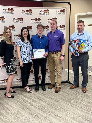 St. Edmund senior Ethan Daigle receives SLB scholarship