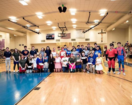Literary, Drama, and Speech Rally participants