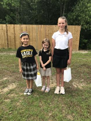 Eagles of the Month at Eunice Christian Academy
