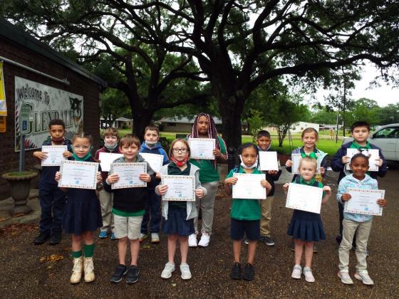 Students of the Month for May honored at Glendale.