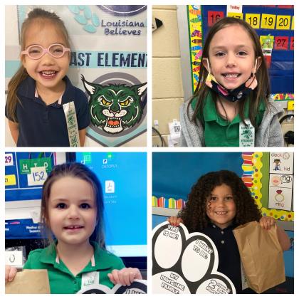 Students of the Month at East