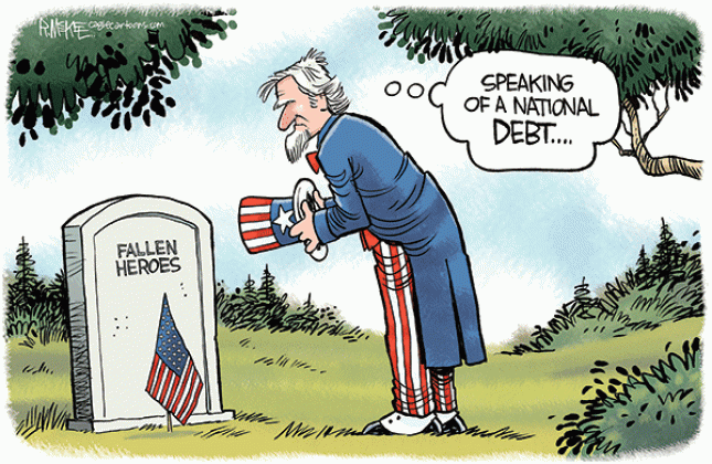 The VFW Post 8971, American Legion Post 129 and DAV Chapter 19, will have a Memorial Day ceremony at 6 p.m. Monday at the Rotary Foundation corner of South 2nd and Park Avenue.