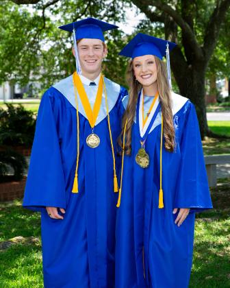 The American Legion Award recipients are Blake Summerlin and Eliana Manuel.