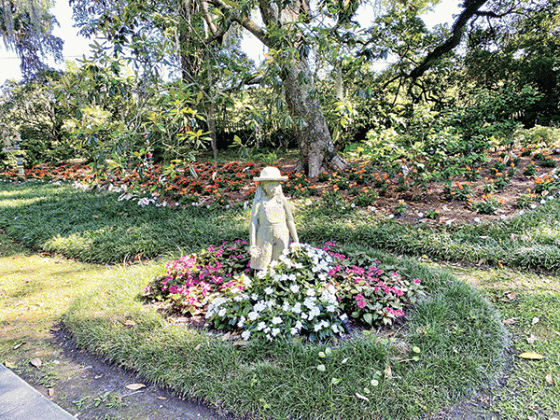 Setting up a memorial garden can be a deeply personal and therapeutic process. (Photo by Heather Kirk-Ballard/LSU AgCenter)