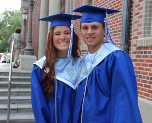 American Legion Awards recipients at St. Edmund High went to Susannah Summerlin and William Driggs.