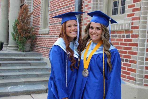 Susannah Summerlin and Kennedy Ardoin received the Woodman of the World American History Awards.