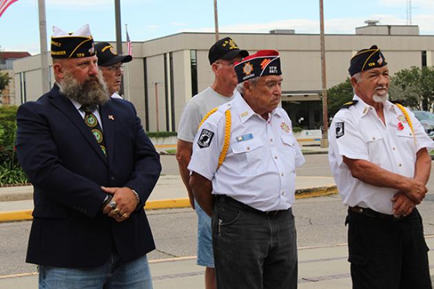 Directly in front from left are David Crader, Bob Witkovski and Dolan Darbonne.