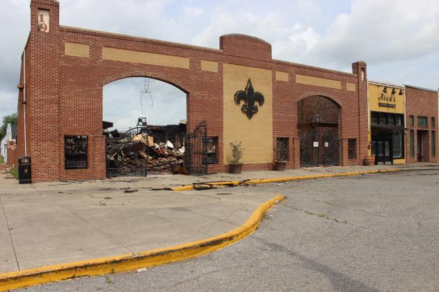 The aftermath of a fire at Nick's on 2nd.
