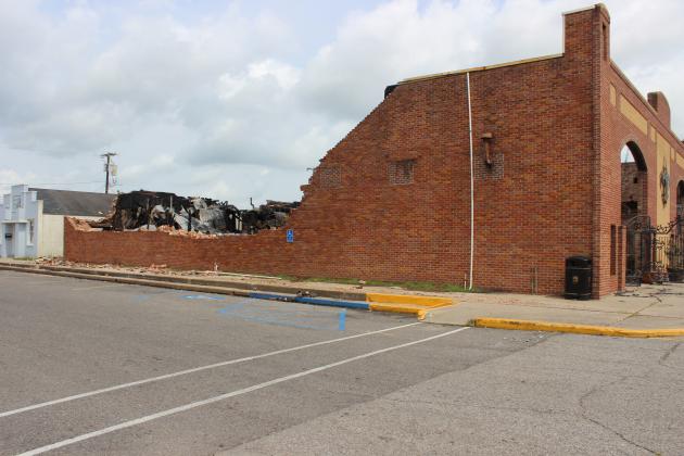 The side of the building of Nick's on 2nd.