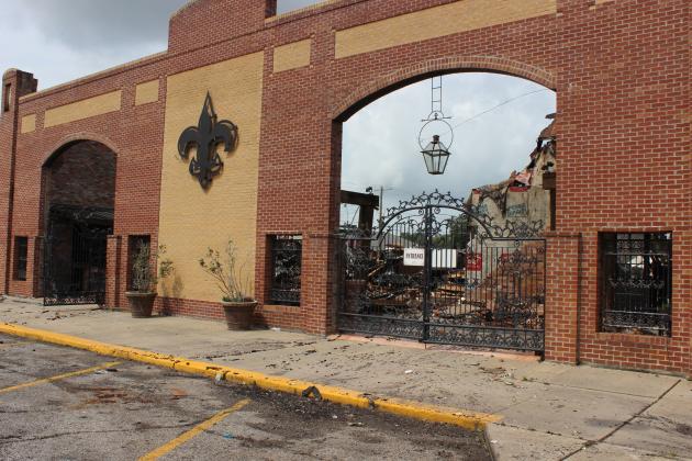 What is left of Nick's on 2nd after a major fire on Saturday.