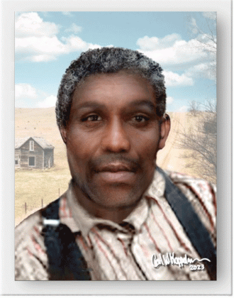 A facial reconstruction of a as yet unidentified man who may have had ties to St. Landry Parish.