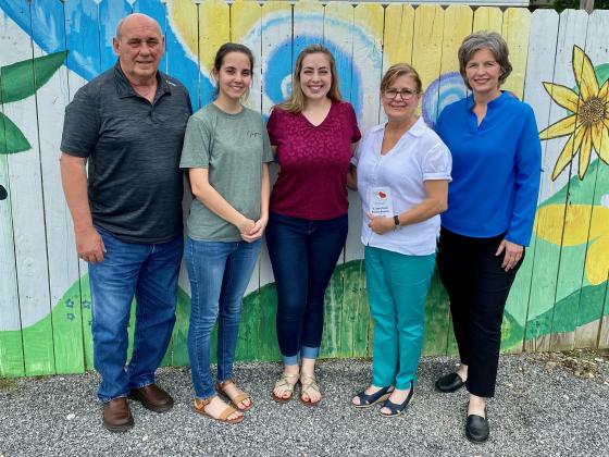 Committee members are pictured at a recent Eunice Community Gardens meeting held on May 24. From left, are Earnest Blanchard, a visitor at the meeting; Valli Soileau, Breanna Staab, Connie Thibodeaux, and Julie Lyons. Not pictured are Randy Miller and Rebecca Berzas. (Submitted photo)