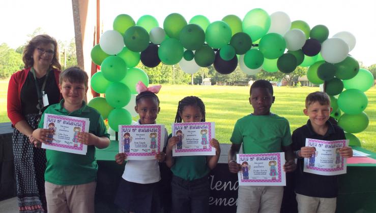 Ray of Sunshine students at Glendale